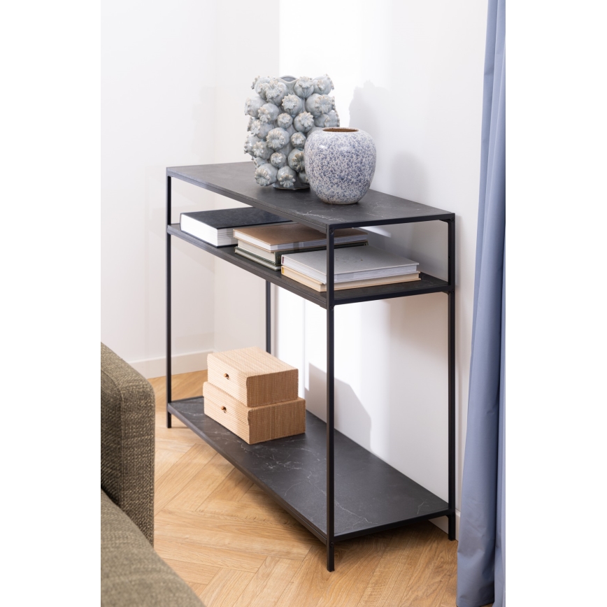 Konzolový stolek ALMA 43x35 cm antracit