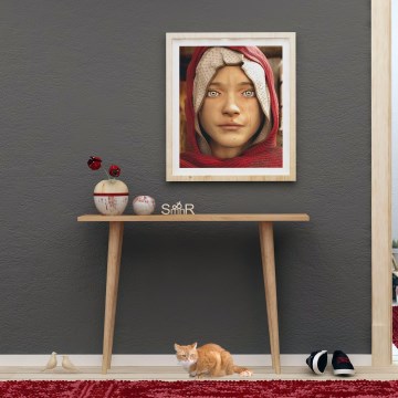 Konzolový stolek DESIDERO 100x30 cm hnědá