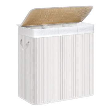 Koš na prádlo GUS bílá