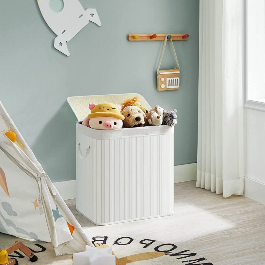 Koš na prádlo GUS bílá