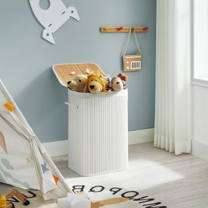 Koš na prádlo GUS bílá