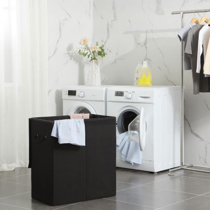 Koš na prádlo NASH černá