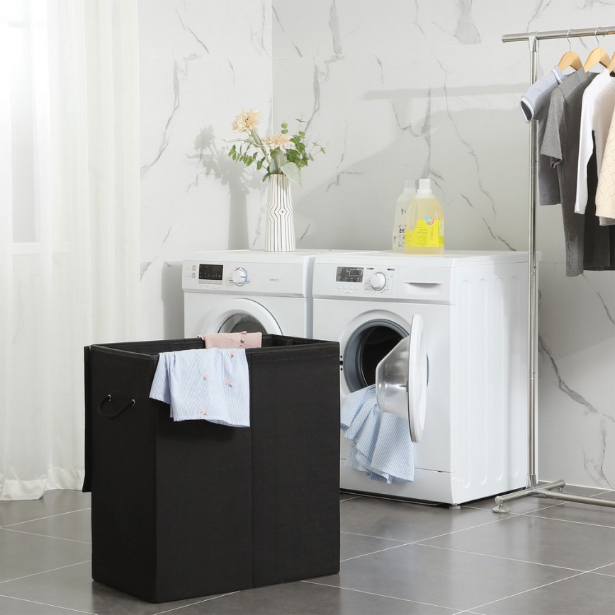 Koš na prádlo NASH černá