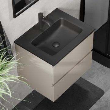 Koupel skříňka s umyvadlem KENWOOD 61x52x45 cm marakesh/černá