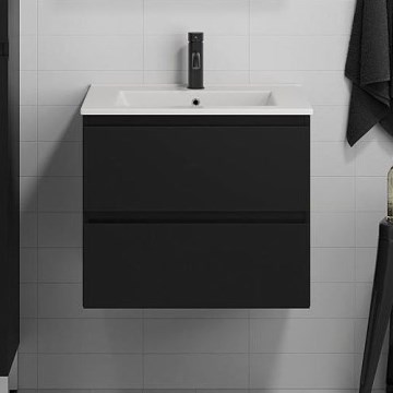 Koupel skříňka s umyvadlem KENWOOD 61x52x47 cm černá