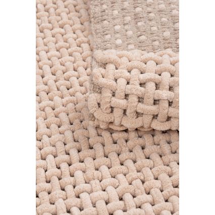 Koupelnová předložka BELWEDER 60x100 cm béžová