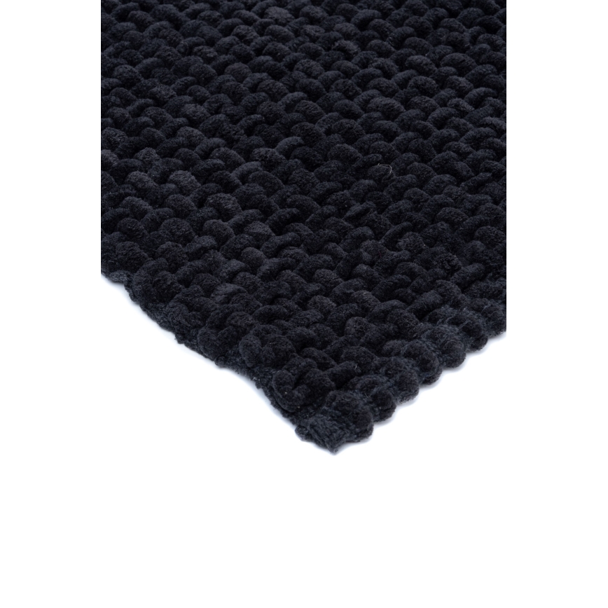 Koupelnová předložka BELWEDER 60x100 cm černá