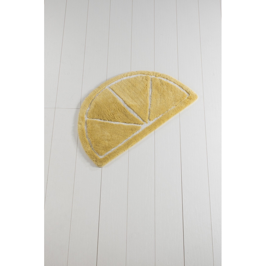 Koupelnová předložka LIMON 60x100 cm citrón