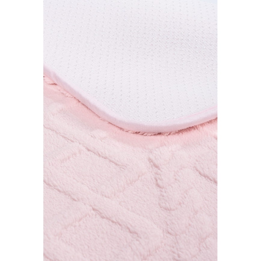 Koupelnová předložka NEW STYLE 3D 60x90 cm růžová