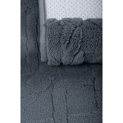 Koupelnová předložka NEW STYLE 3D 60x90 cm šedá