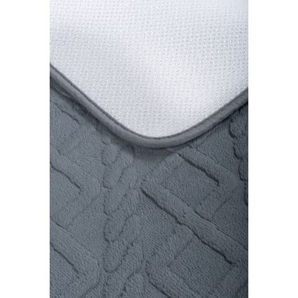 Koupelnová předložka NEW STYLE 3D 60x90 cm šedá