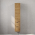 Koupelnová skříňka GRIBSKOV 175 cm béžová/dub
