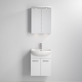 Koupelnová skříňka s umyvadlem ASTRID + LED zrcadlová skříňka 4xLED/4,3W/230V IP44 bílá