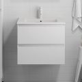 Koupelnová skříňka s umyvadlem HENRY 61 cm dub
