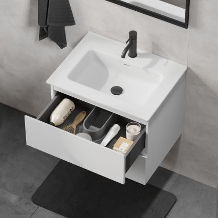 Koupelnová skříňka s umyvadlem KENWOOD 61x52x47 cm bílá