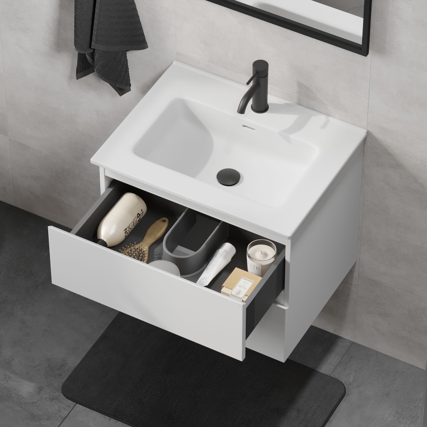 Koupelnová skříňka s umyvadlem KENWOOD 61x52x47 cm bílá
