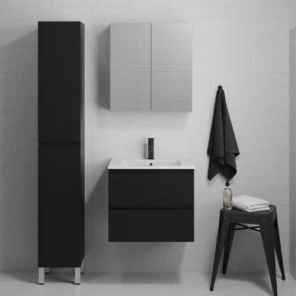 Koupelnová skříňka s umyvadlem KENWOOD 61x52x47 cm černá