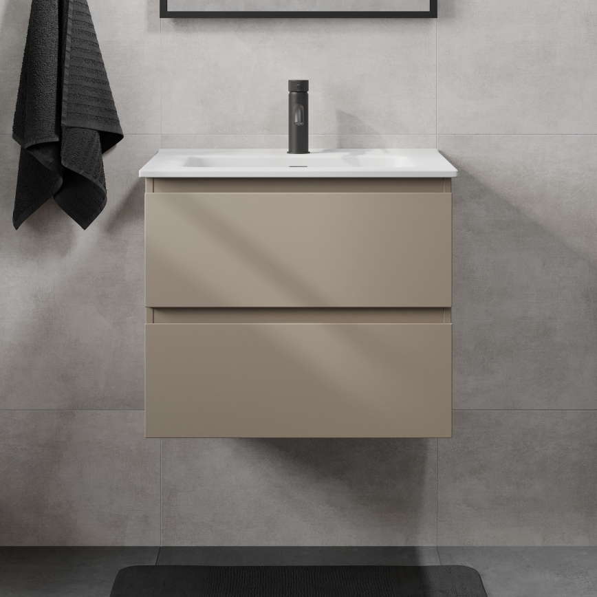 Koupelnová skříňka s umyvadlem KENWOOD 61x52x47 cm marakesh/bílá
