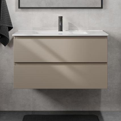 Koupelnová skříňka s umyvadlem KENWOOD 91 cm marakesh/bílá