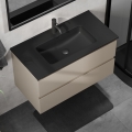 Koupelnová skříňka s umyvadlem KENWOOD 91 cm marakesh/černá