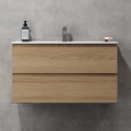 Koupelnová skříňka s umyvadlem KENWOOD 91x50x45 cm dub