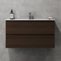 Koupelnová skříňka s umyvadlem KENWOOD 91x50x47 cm ořech