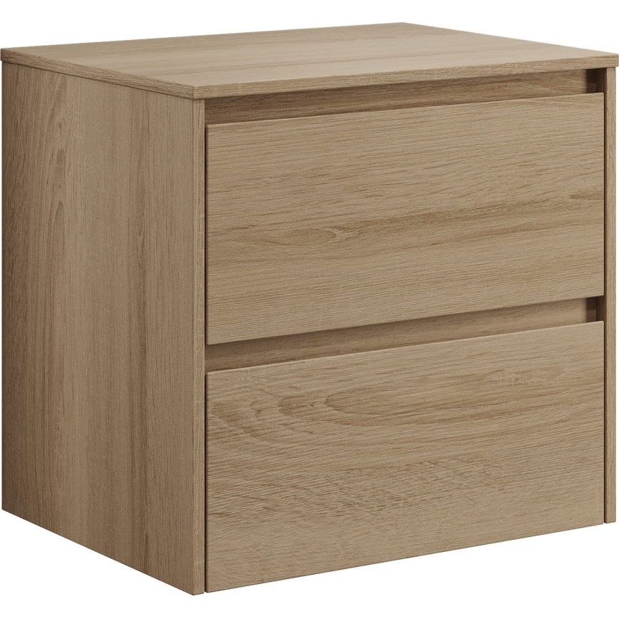 Koupelnová skříňka s umyvadlem TRONDHEIM/DRAMMEN 60x57x46 cm dub/bílá