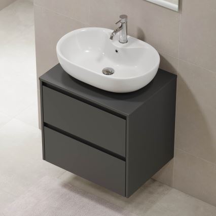 Koupelnová skříňka TRONDHEIM pro umyvadlo 60x57x46 cm antracit