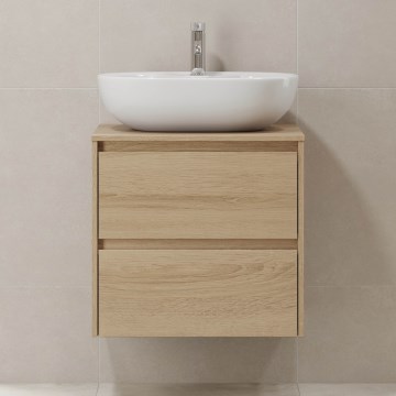 Koupelnová skříňka TRONDHEIM pro umyvadlo 60x57x46 cm dub