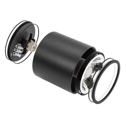 Koupelnové bodové svítidlo CHLOE AR111 1xGU10/12W/230V IP65 kulatý černá