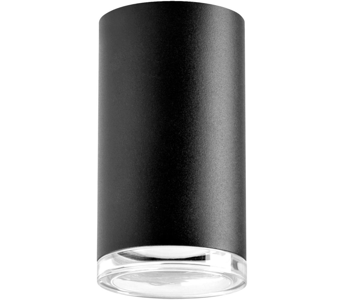 Polux Koupelnové bodové svítidlo TURYN 1xGU10/10W/230V IP44 černá SA1885