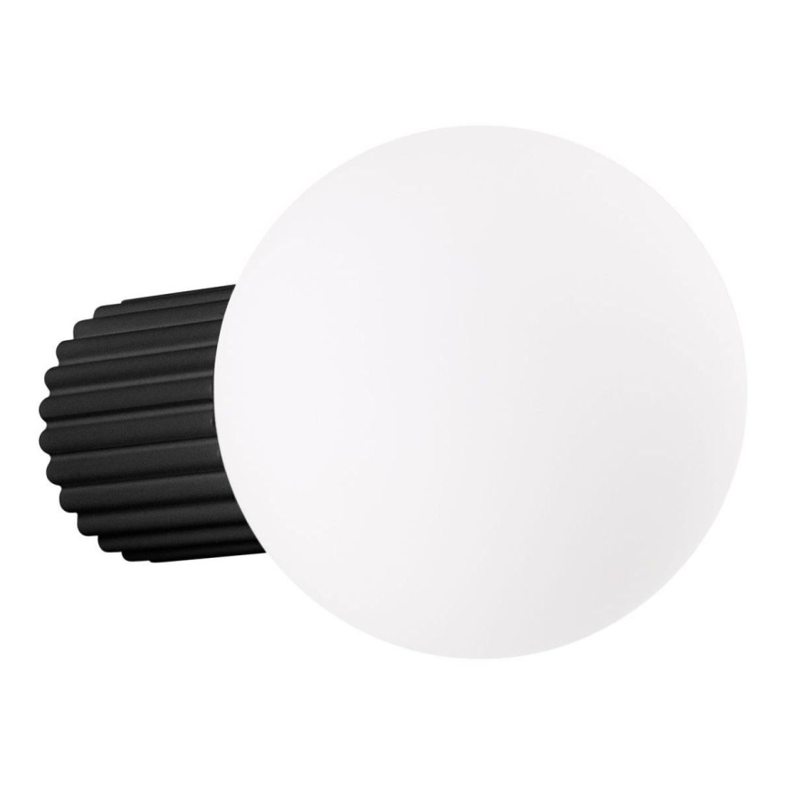 Koupelnové nástěnné svítidlo HALO 1xG9/8W/230V pr. 12 cm IP44 černá