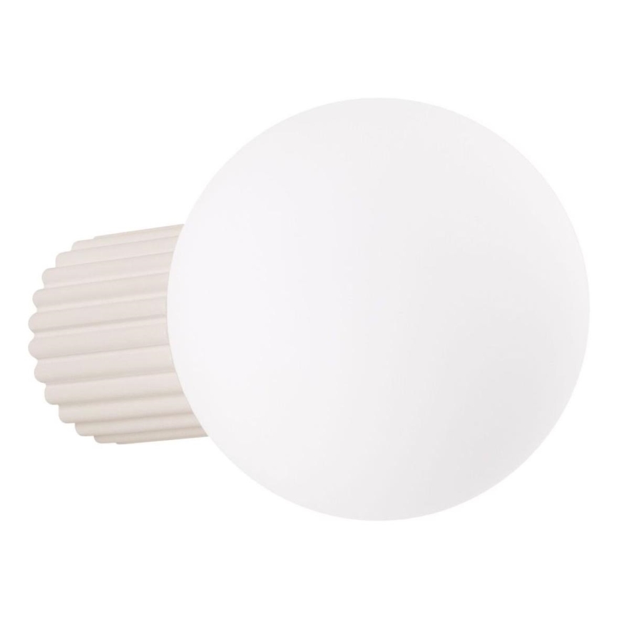 Koupelnové nástěnné svítidlo HALO 1xG9/8W/230V pr. 12 cm IP44 krémová