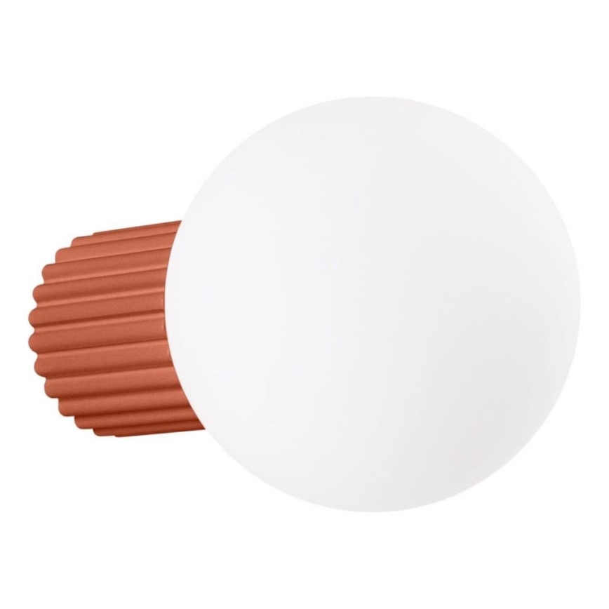 Koupelnové nástěnné svítidlo HALO 1xG9/8W/230V pr. 12 cm IP44 oranžová