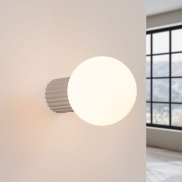Koupelnové nástěnné svítidlo HALO 1xG9/8W/230V pr. 12 cm IP44 taupe