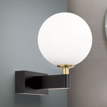 Koupelnové nástěnné svítidlo MARA 1xG9/20W/230V IP44 černá