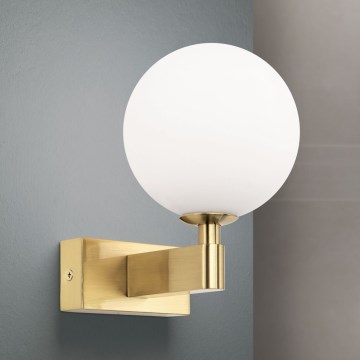 Koupelnové nástěnné svítidlo MARA 1xG9/20W/230V IP44 zlatá