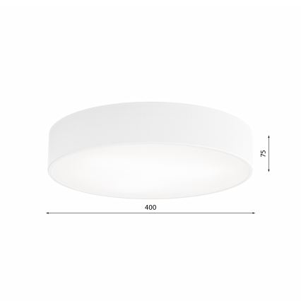 Koupelnové stropní svítidlo CLEO 3xE27/24W/230V pr. 40 cm bílá IP54