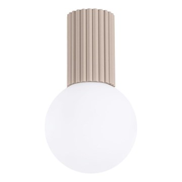 Koupelnové stropní svítidlo HALO 1xG9/8W/230V pr. 12 cm IP44 béžová