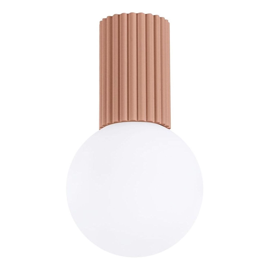 Koupelnové stropní svítidlo HALO 1xG9/8W/230V pr. 12 cm IP44 hnědá