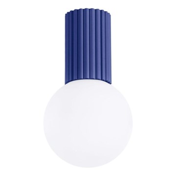 Koupelnové stropní svítidlo HALO 1xG9/8W/230V pr. 12 cm IP44 modrá