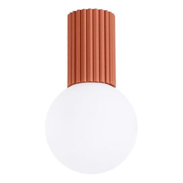 Koupelnové stropní svítidlo HALO 1xG9/8W/230V pr. 12 cm IP44 oranžová