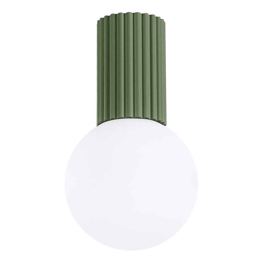 Koupelnové stropní svítidlo HALO 1xG9/8W/230V pr. 12 cm IP44 zelená