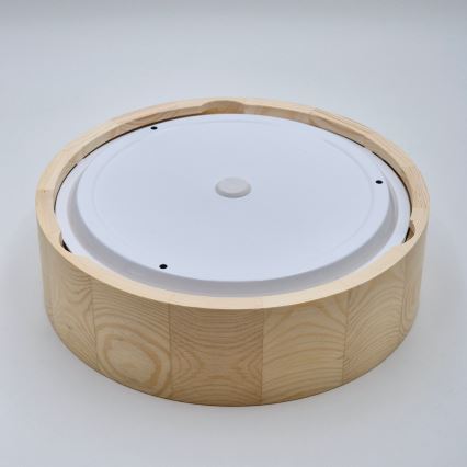Koupelnové stropní svítidlo NATURAL 2xE27/15W/230V IP54 borovice ø 27 cm