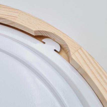 Koupelnové stropní svítidlo NATURAL 2xE27/15W/230V IP54 borovice ø 27 cm