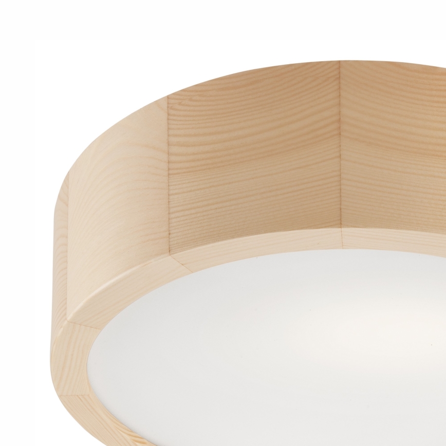 Koupelnové stropní svítidlo NATURAL 2xE27/15W/230V IP54 borovice ø 27 cm