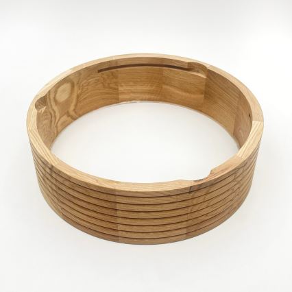 Koupelnové stropní svítidlo OAK 2xE27/15W/230V IP54 dub pr. 27 cm