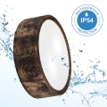 Koupelnové stropní svítidlo OAK SMOKY 2xE27/15W/230V IP54 pr. 27,5 cm dub/hnědá