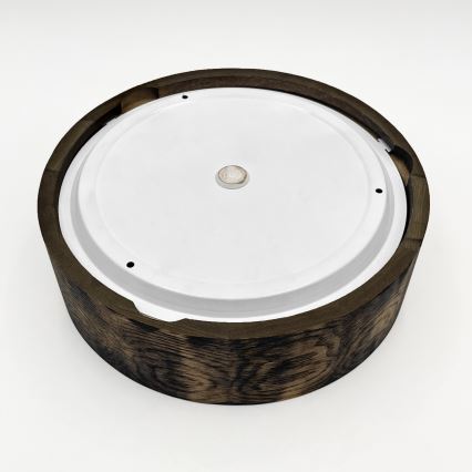 Koupelnové stropní svítidlo OAK SMOKY 2xE27/15W/230V IP54 pr. 27,5 cm dub/hnědá