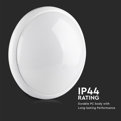 Koupelnové stropní svítidlo se senzorem 1xE27/60W/230V IP44 pr. 29,6 cm